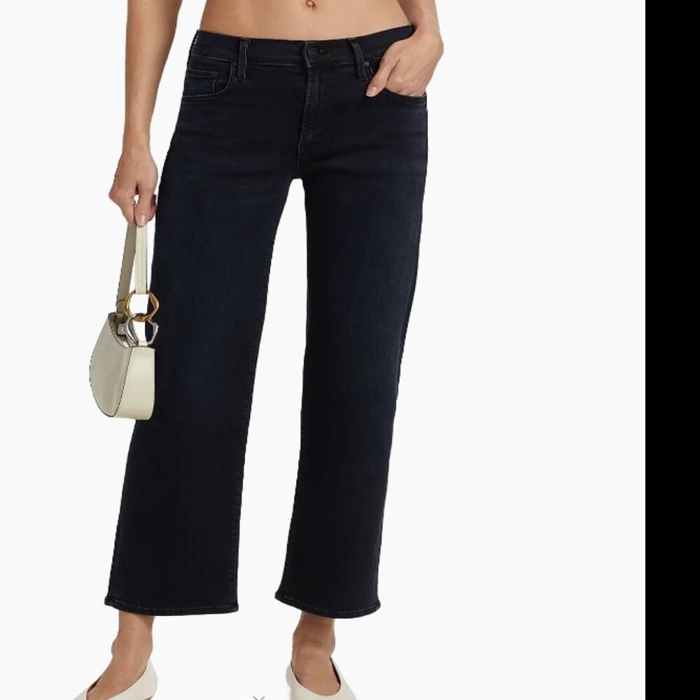 MOTHER The Mid Rise Rambler Zip Ankle Jeans Night In Venice Wash Size 27 BNWT